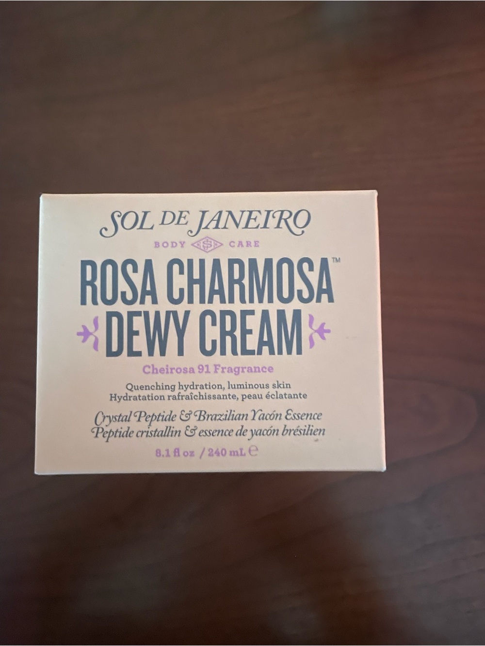 Sol de Janeiro Rosa Charmosa Dewy Cream - Peach and Purple Accents